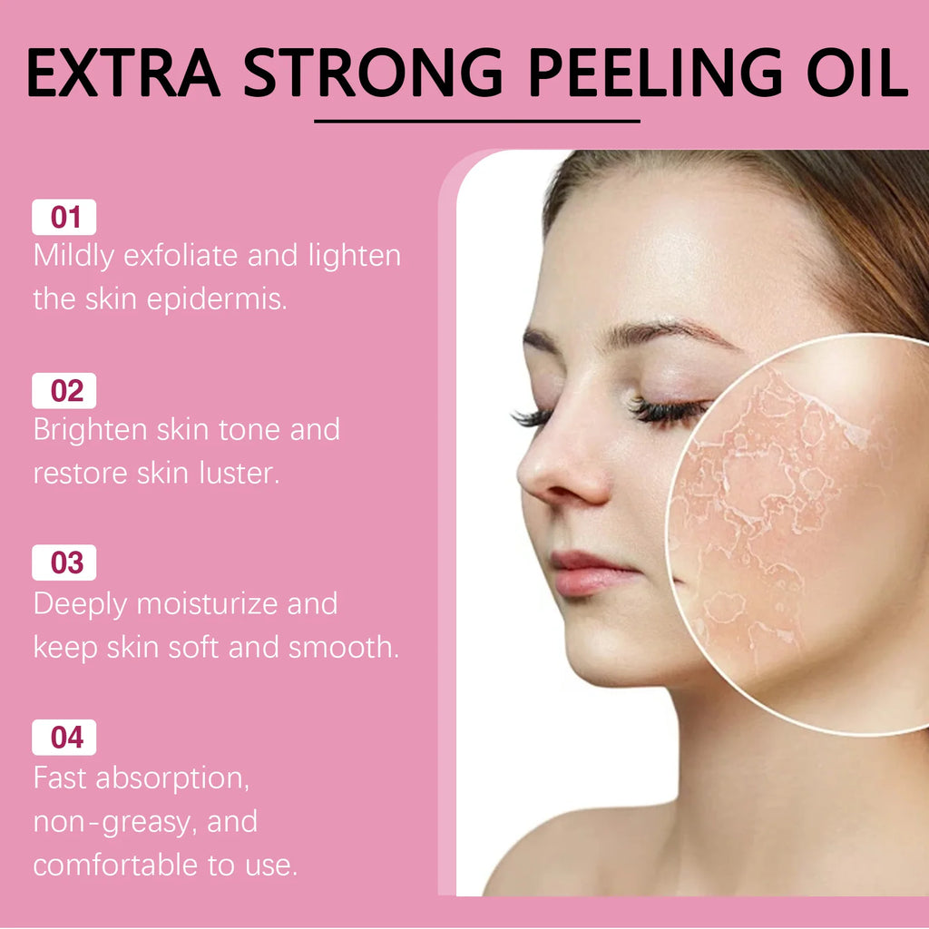 Oceaura Body Exfoliating Oil Gentle Cleaning Dead Skin Moisturizing Enhance Skin Luster Remove Dark Spots Body Peeling Oil