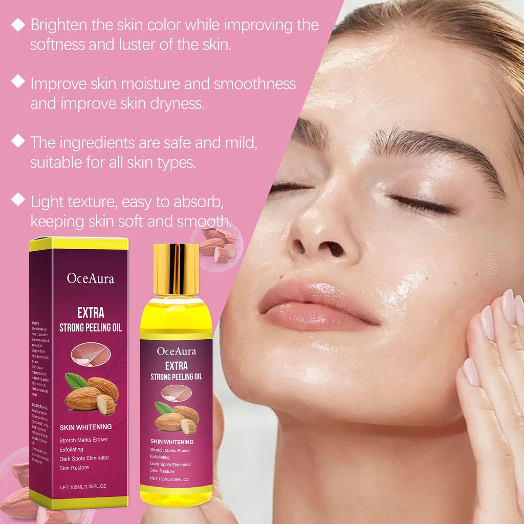 Oceaura Body Exfoliating Oil Gentle Cleaning Dead Skin Moisturizing Enhance Skin Luster Remove Dark Spots Body Peeling Oil