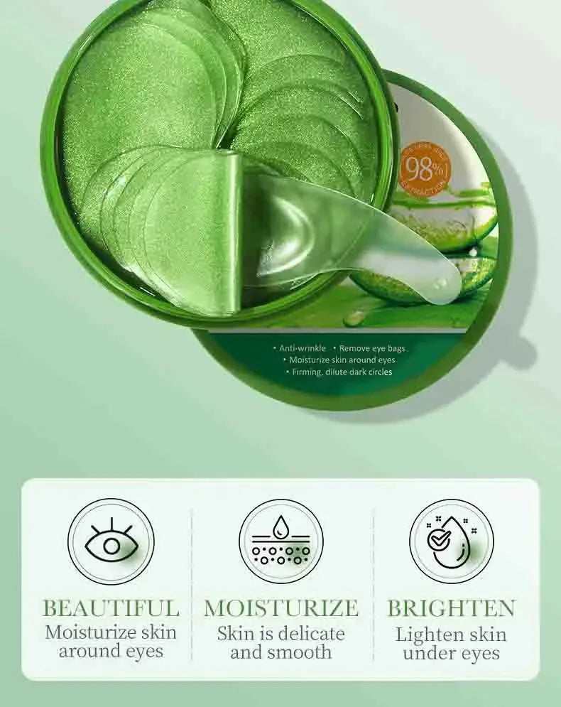 Eye Mask with Aloe Vera and Collagen – Hydration and Firming (60 units)