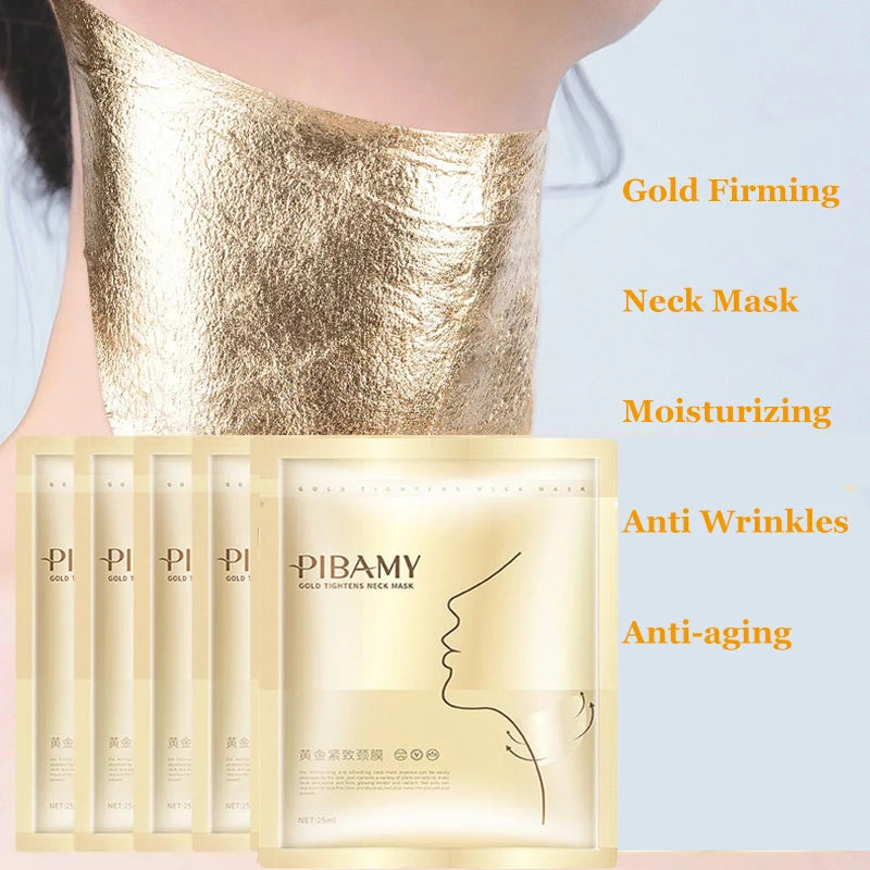 Golden Collagen Mask – Firming and Care for the Neck