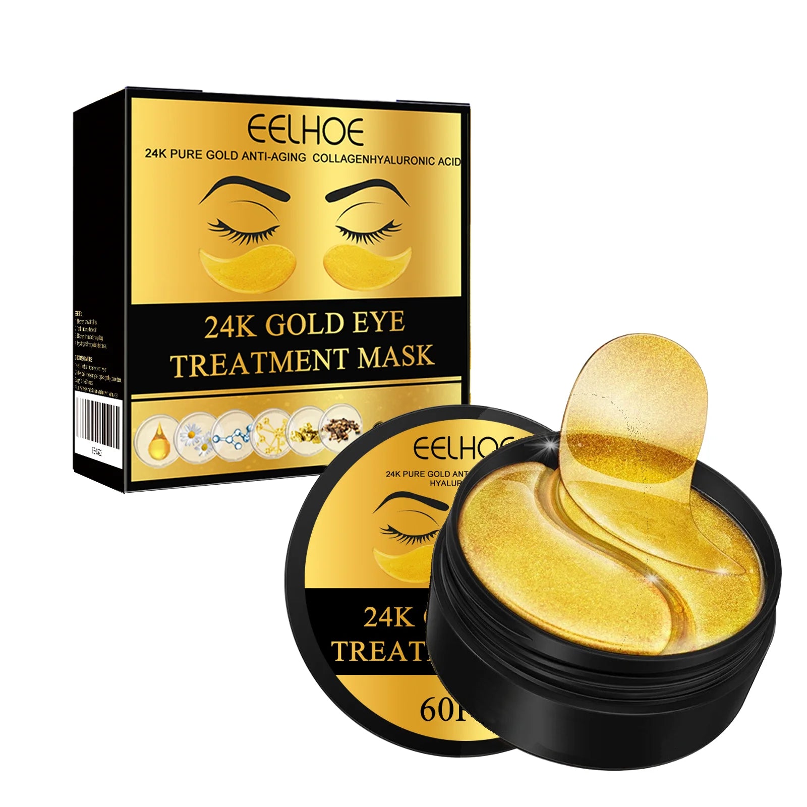 EELHOE 24K Mask – Take Care of Your Eyes with a Touch of Gold!