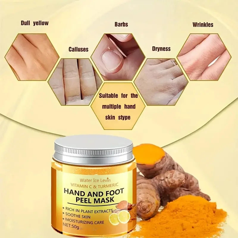 Wax Mask with Vitamin C and Turmeric – Soft and Glowing Hands and Feet