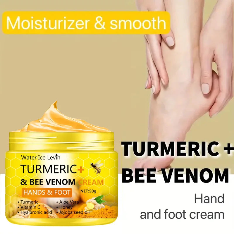 Foot Repair Cream and turmeric & Bee Venom Hand – Deep Hydration 50g
