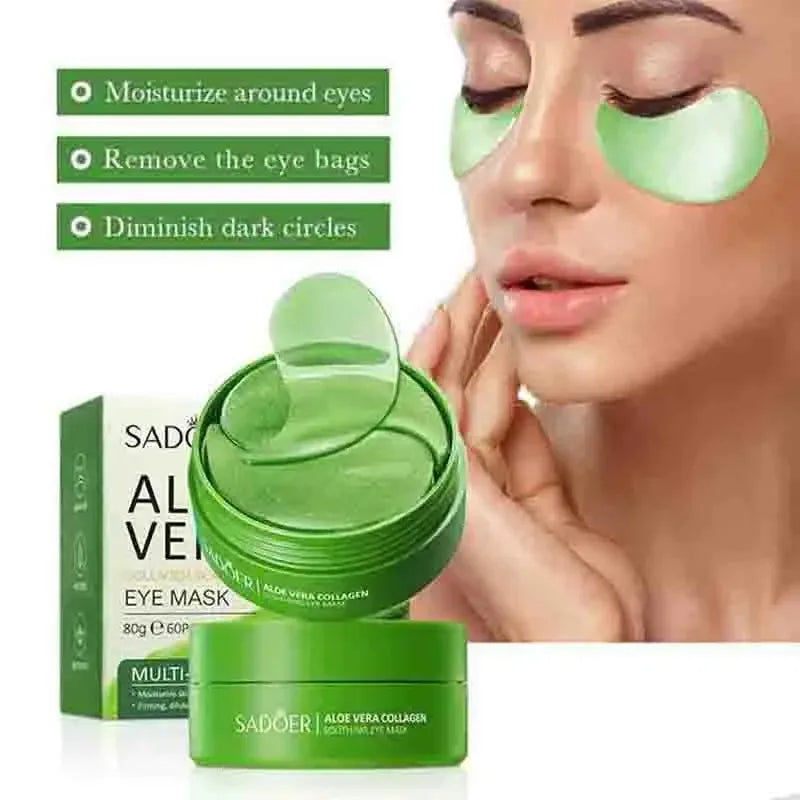 Eye Mask with Aloe Vera and Collagen – Hydration and Firming (60 units)