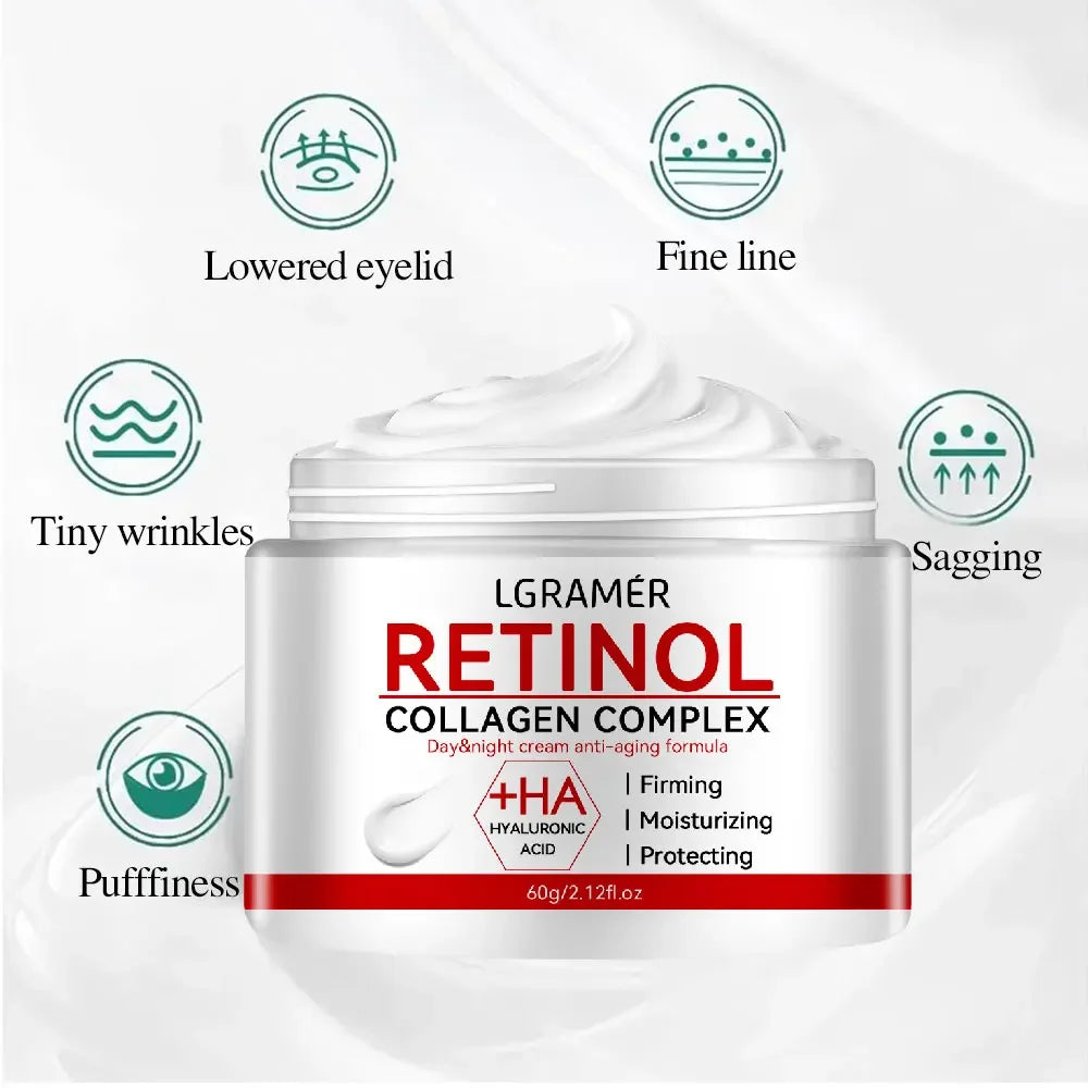 Anti-Wrinkle Facial Cream – Retinol + Collagen Moisturizer