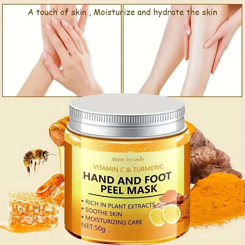 Wax Mask with Vitamin C and Turmeric – Soft and Glowing Hands and Feet