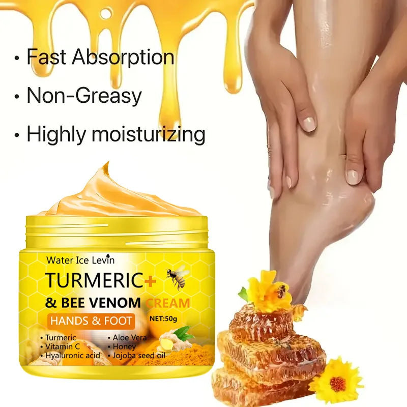 Foot Repair Cream and turmeric & Bee Venom Hand – Deep Hydration 50g