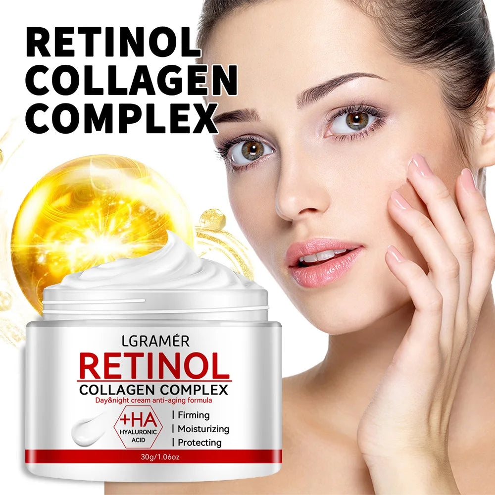 Anti-Wrinkle Facial Cream – Retinol + Collagen Moisturizer