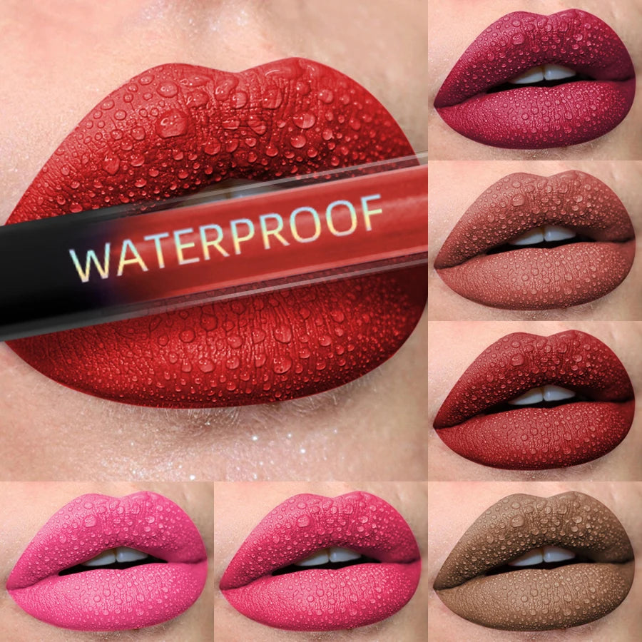 💋 19 Matte Liquid Lipstick Colors – Waterproof, long-lasting and velvety finish!