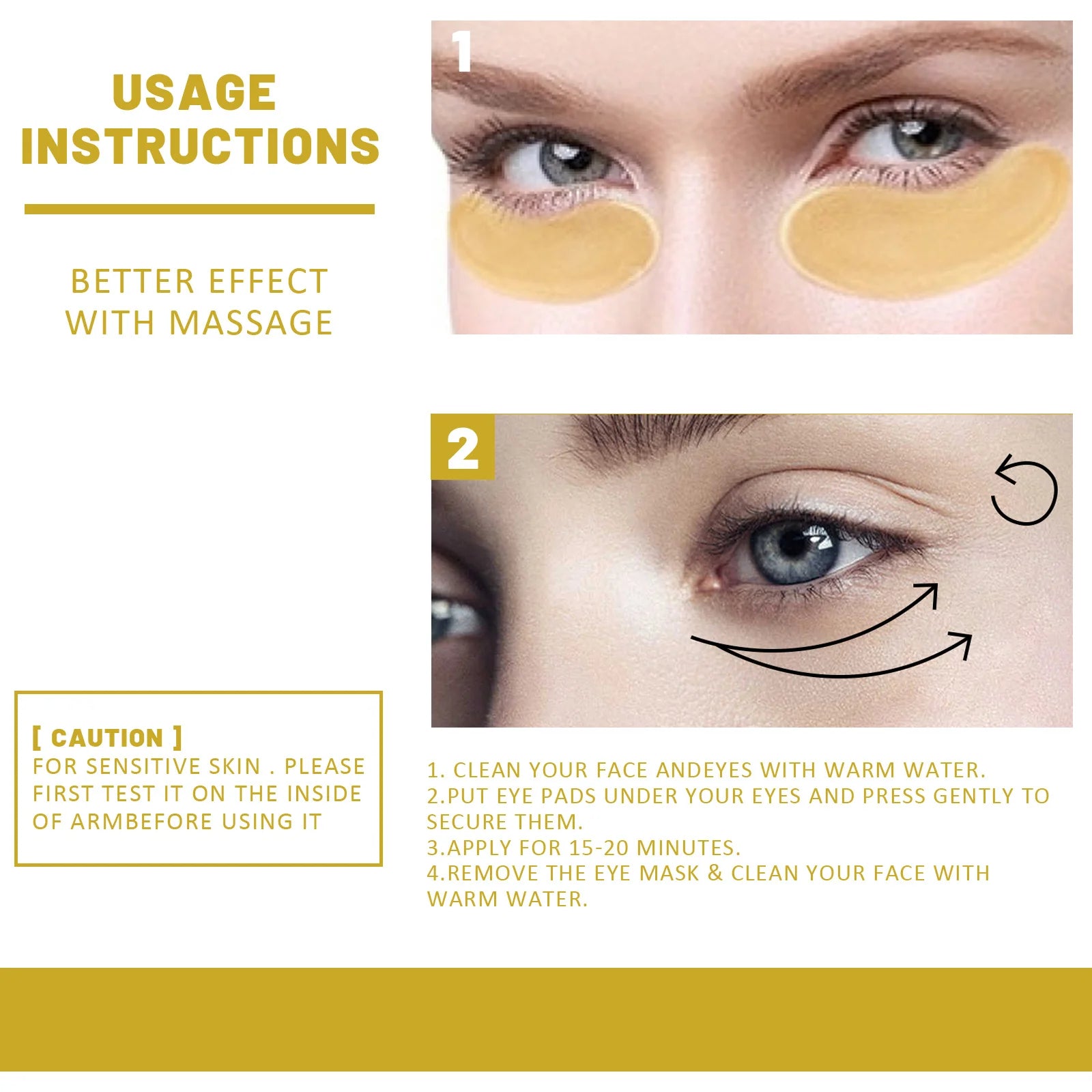 EELHOE 24K Mask – Take Care of Your Eyes with a Touch of Gold!